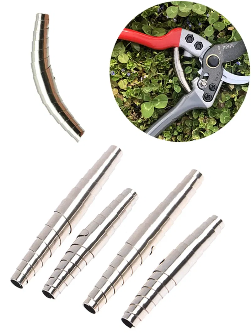 Color: Orange - 2/4Pcs Replacement Parts Multi Purpose Stainless Steel Easy Install Home For Secateurs Garden Tool Pruning Shears Spare Spring