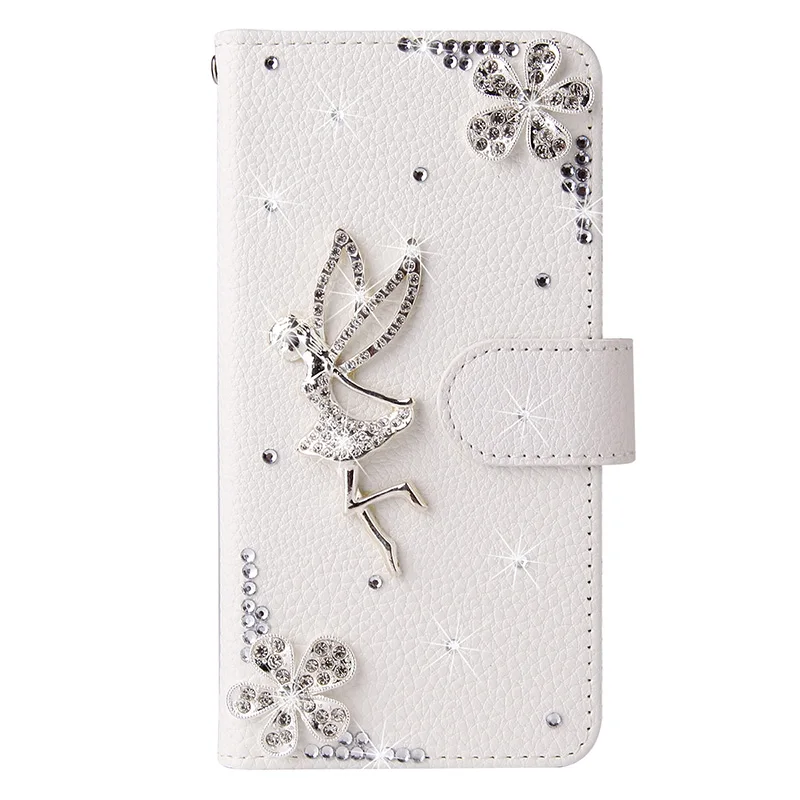 Color: SKY BLUE, Material: Microfiber - Flip Glitter Case For Samsung Galaxy S25 Ultra S24 FE S23 S22 S21 S20 Plus A35 A55 A16 A14 A15 A34 A54 Leather Cover Case