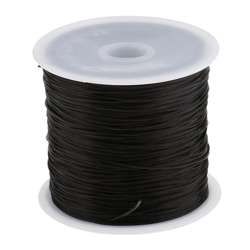 Color: black, Ships From: CHINA - 60M Wig Hair Net Sewing Cotton Thread Weft Hair Extension Weaving Thread New Wig Making Thread