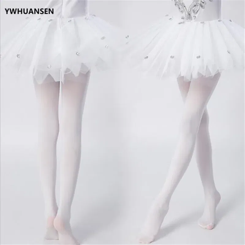 Color: Navy Blue, Size: M - 1/2/4/6/8 Pairs/lot Spring Summer Candy Kids Pantyhose Ballet Dance Tights for Girls Stocking Children Velvet Solid White