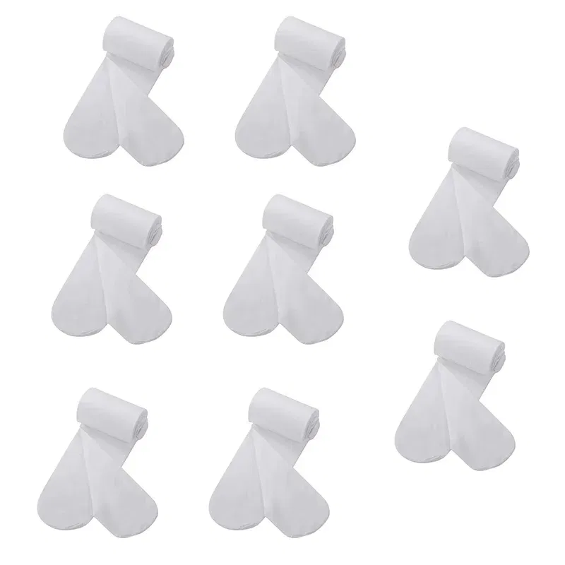 Color: Navy Blue, Size: M - 1/2/4/6/8 Pairs/lot Spring Summer Candy Kids Pantyhose Ballet Dance Tights for Girls Stocking Children Velvet Solid White