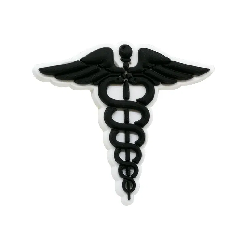Color: MAROON - 1pcs Medical Clog Accessories Stethoscope Syringe Gibit Shoe Charm Clog Pins Teeth Uterus Nurse Clips Jeans Girl Women Gift