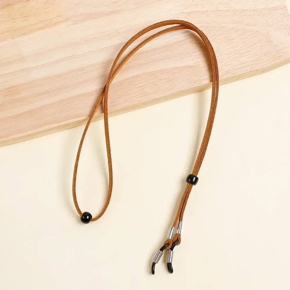 Color: army green, Ships From: CHINA - Men Leather High Quality Anti-slip Sunglasses Lanyard Strap Eyeglass Reading Glasses Chain Cord Holder Glasse Necklace Unisex