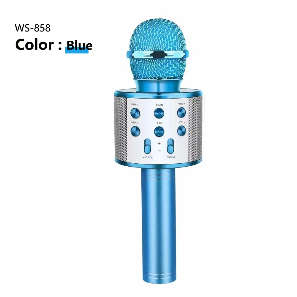 Color: PURPLE, Ships From: CHINA - Cute Kids Microphone Wireless Bluetooth Karaoke Microphone for Adults, Toys for Boys Girls Gift for Birthday Party