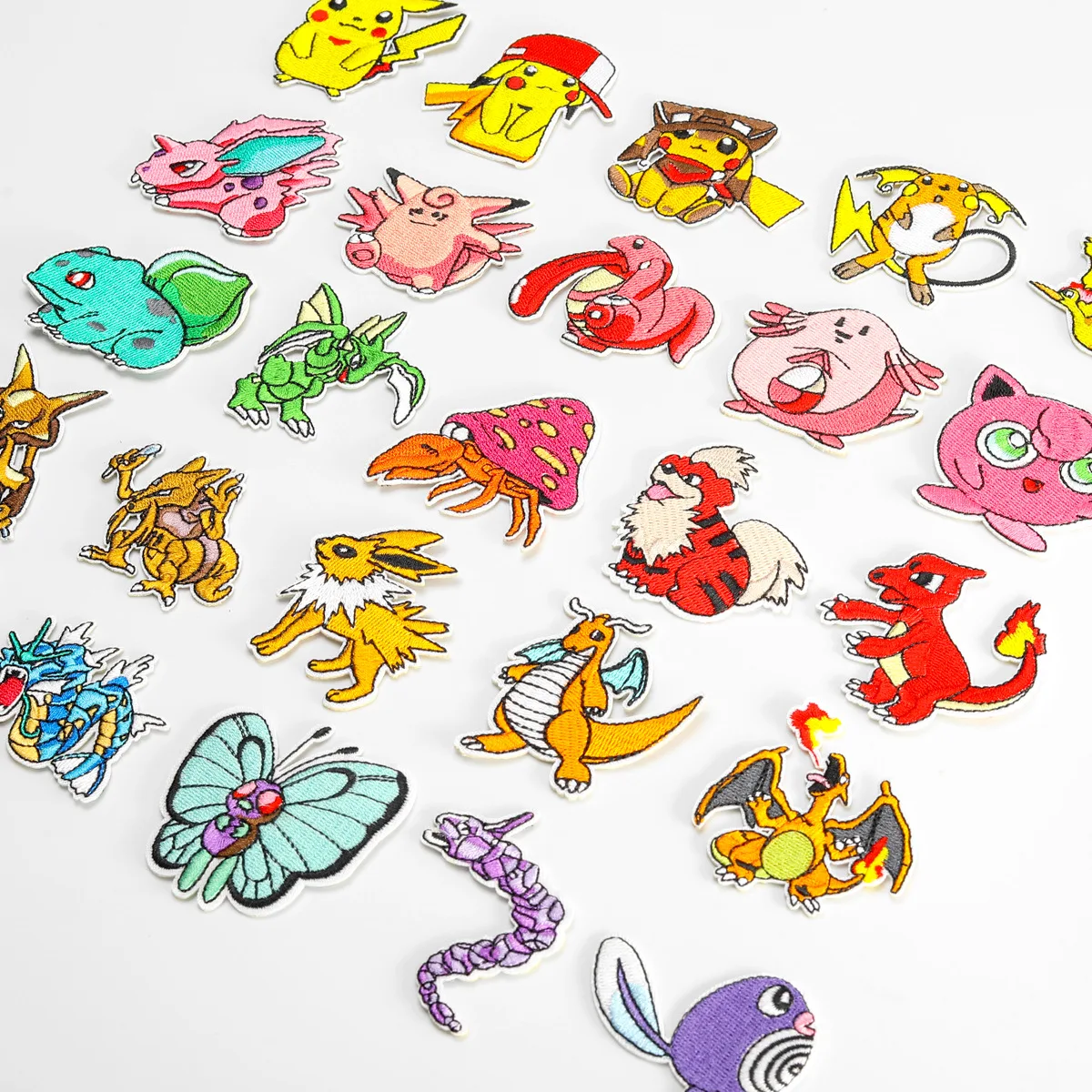 Color: Pink - Elf Patch Iron On Embroidered Patches For Clothing Thermoadhesive Patches Cute Animal Fusible Patches On Backpacks DIY Stickers