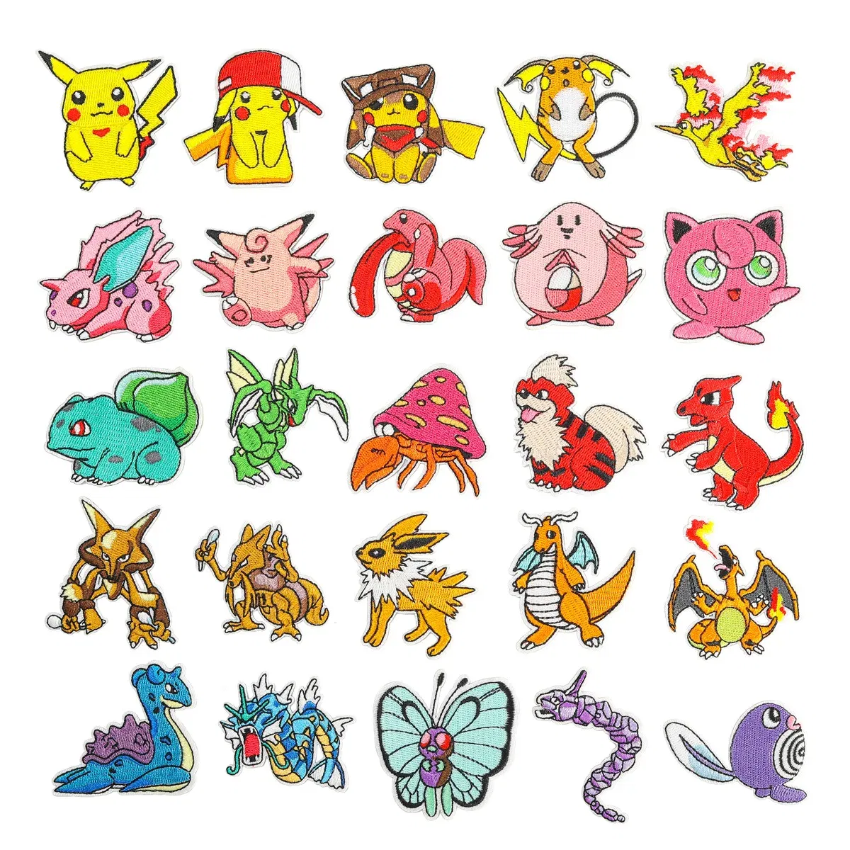 Color: Pink - Elf Patch Iron On Embroidered Patches For Clothing Thermoadhesive Patches Cute Animal Fusible Patches On Backpacks DIY Stickers