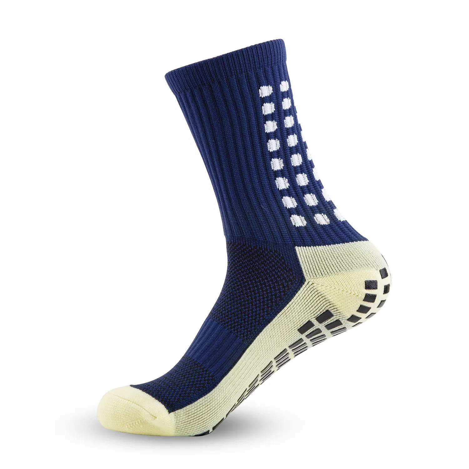 Color: Lavender - Anti-slip Soccer Women Men Outdoor Sport Grip Football Yoga Socks