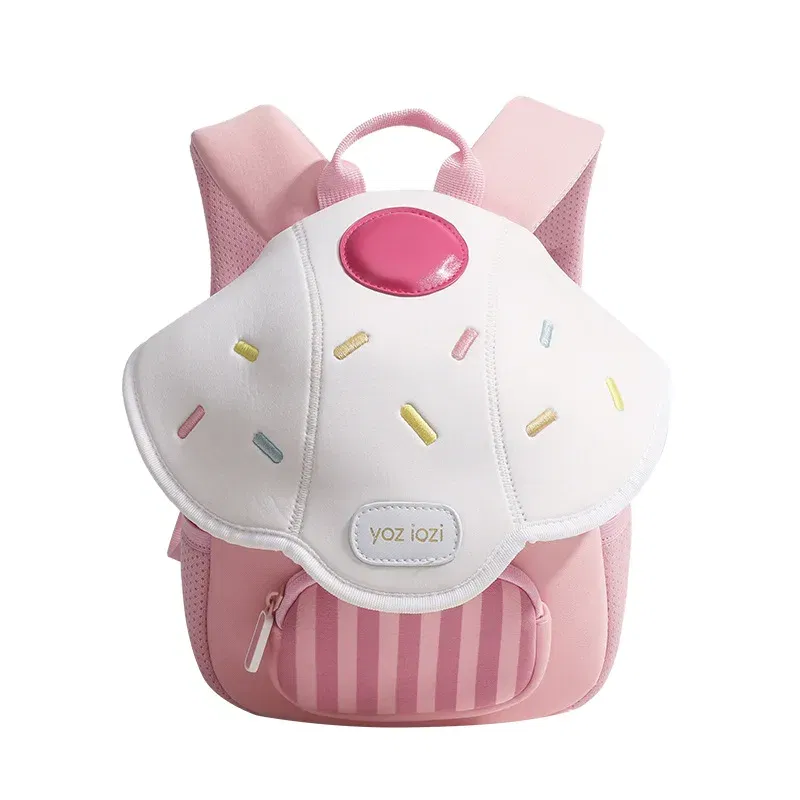 Color: Pink - 2024 New Design Toddler Girls Backpack Mini Cute Mushroom Backpack Popular Children Backpack in Kindergarten Kids Bag for Girls