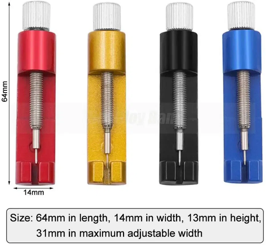 Color: Black, Ships From: CHINA - Metal Watchband Tools Watch Strap Repair Detaching Device Kits with Watch Pin Opener steel belt Adjust Tool Watch Accessories