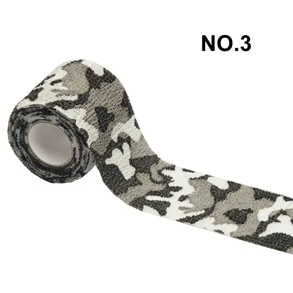 Color: Beige - 1pc Disposable Self-adhesive Flex Elastic Bandage Tape For Tattoo Handle Grip Tube Wrap Elbow Sport Stick Accessories 5*450cm
