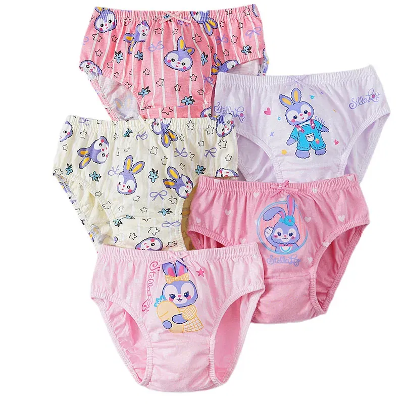 Color: Ivory, Kid Size: 5 - 5 Pack Girls Cotton Briefs With Exquisite Box, Queen Elsa Kids Soft Girls Panties, Princess Cartoon Children's Underpants 2-14T