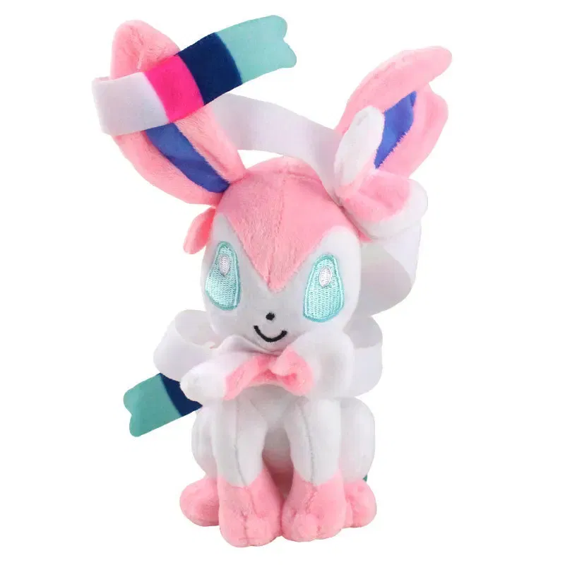 Color: MAROON - Pokemon Stuffed Plush Doll Toy 20CM Pikachu Eevee Glaceon Leafeon Umbreon Espeon Jolteon Vaporeon Flareon Pet Elves Gift