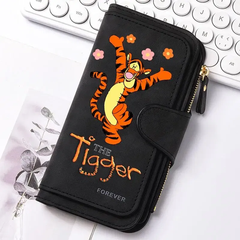 Color: green - ? Winnie the Pooh Women Wallets Card Wallet Coin Wallet Womens Bags for Girls Purse ID Wallets Female Coin Purse Girls Gift