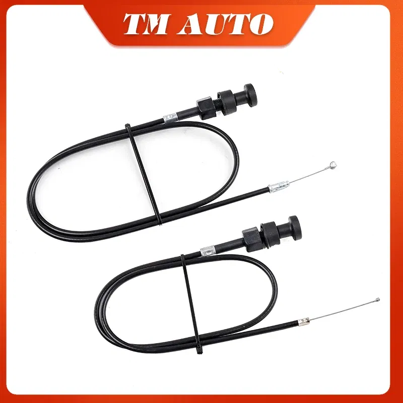Color: Army Green - 1Pcs 770mm/950mm Pull Choke Cable Throttle Assembly For Yamaha PW50 damper cable Motorcycle Pit Dirt Bike Motocross Accessories