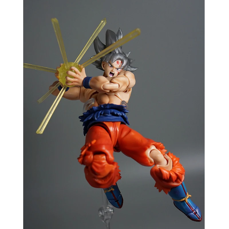 Color: WHITE, Size: 12cm - Black Hole Dragon Ball S.H.Figuarts SHF Ultra Instinct Son Goku Toyotarou Anime Action Figure Figuras model statue Toys gifts