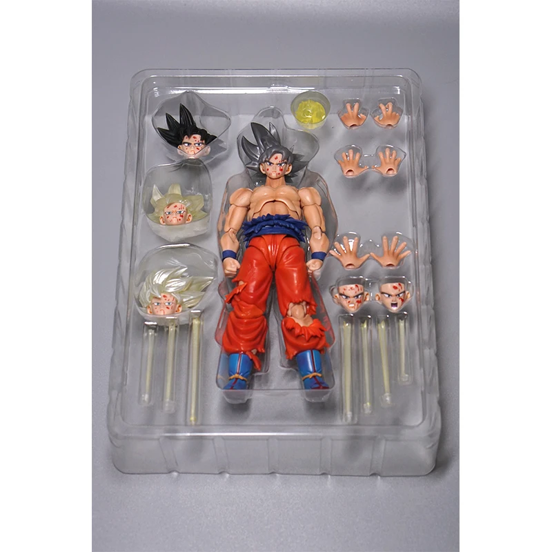 Color: WHITE, Size: 12cm - Black Hole Dragon Ball S.H.Figuarts SHF Ultra Instinct Son Goku Toyotarou Anime Action Figure Figuras model statue Toys gifts