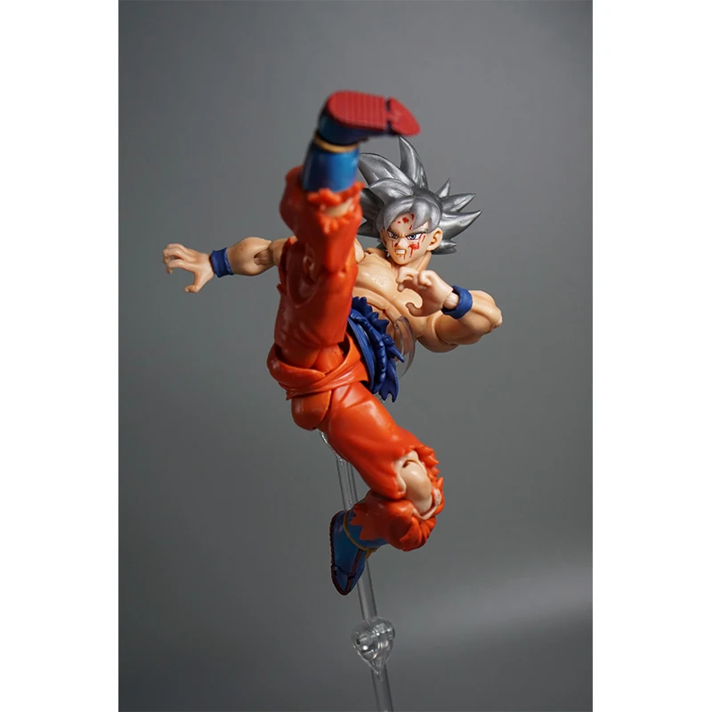Color: WHITE, Size: 12cm - Black Hole Dragon Ball S.H.Figuarts SHF Ultra Instinct Son Goku Toyotarou Anime Action Figure Figuras model statue Toys gifts