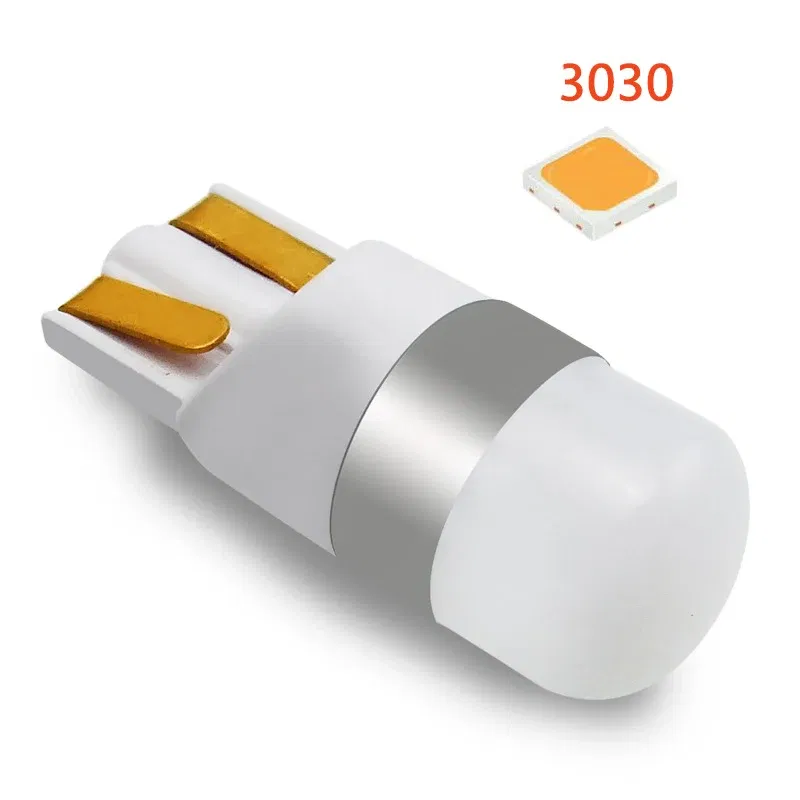 Emitting Color: Crystal Blue - 1X Diffuser Covered 350LM T10 W5W LED Car Clearance Lights Reading Lamp Auto Vehicle Dome Door Bulb Accessories Pure White 6000K