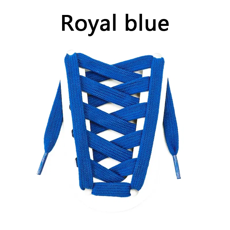 Color: Blue, Ships From: CHINA, Length: 80cm - 1 Pair Flat Shoelaces for Sneakers Rugged Wear-resistant Classic Canvas Sports Shoe Laces Women Men Shoelace Solid Double Cotton