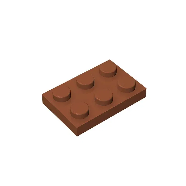 Color: light green - Gobricks GDS-510 Plate 2 x 3 compatible with lego 3021 pieces of children's DIY building block Particles Plate DIY