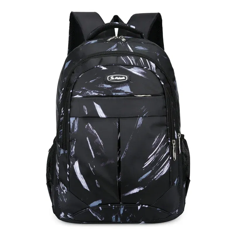 Color: SKY BLUE - New Backpack With Large Capacity Lightweight Pressure Relief Backpack Leisure Travel Student Backpack