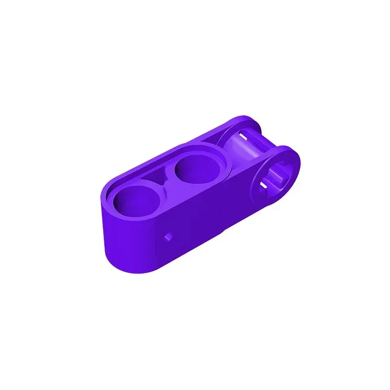 Color: Blue - Gobricks GDS-936 Technical, Axle and Pin Connector Perpendicular 3L with 2 Pin Holes compatible with lego 42003 Educational