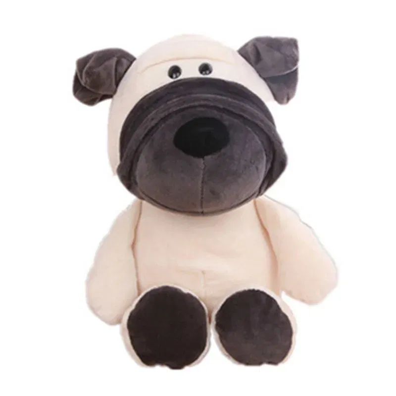 Color: Brown, Height: 11cm-30cm - Stuffed Plush Animals Toys Soft Dolls Jungle Lion Elephant Tiger Dog Fox Monkey Deer Children Gift Kawaii Baby Kids Hobbie Toys