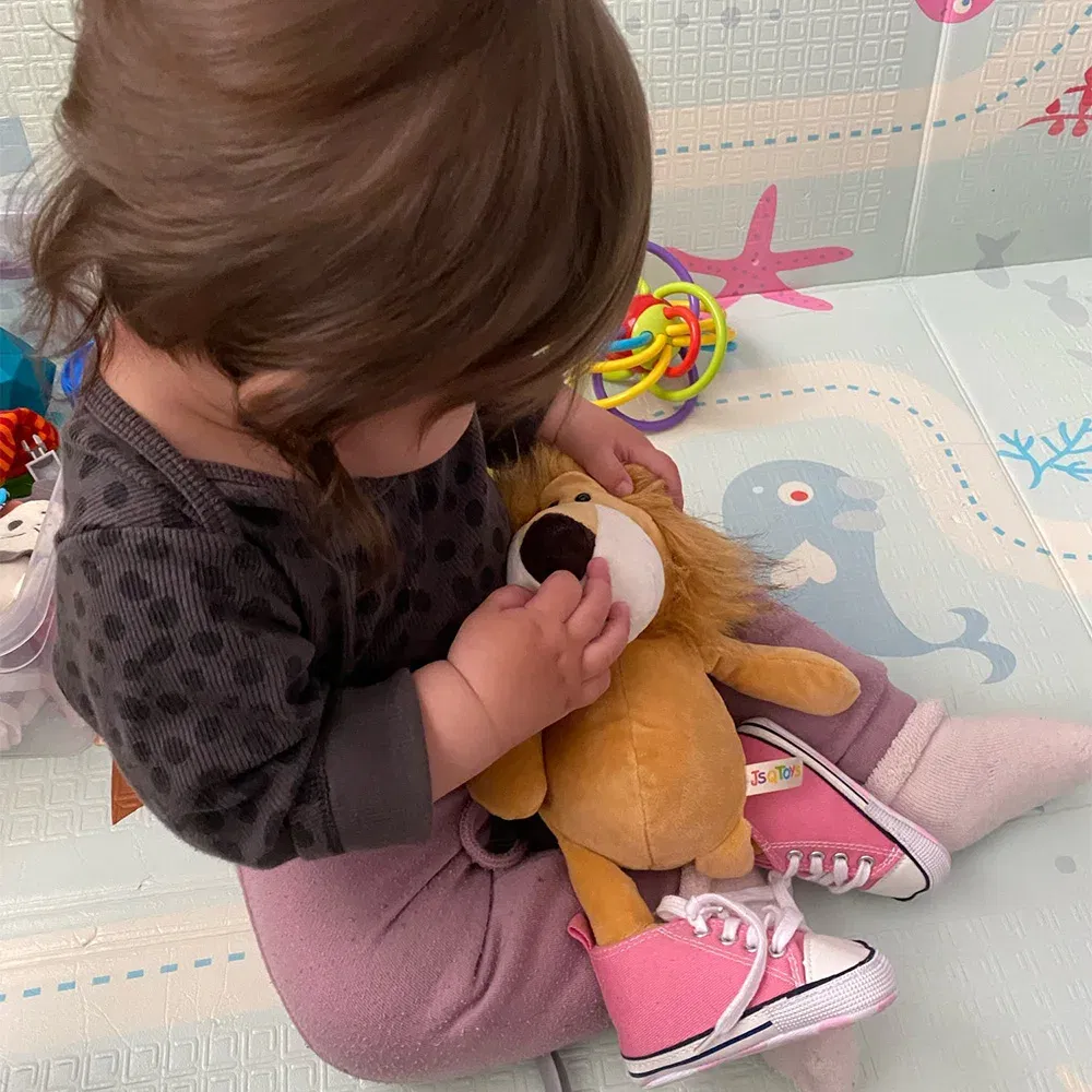 Color: Brown, Height: 11cm-30cm - Stuffed Plush Animals Toys Soft Dolls Jungle Lion Elephant Tiger Dog Fox Monkey Deer Children Gift Kawaii Baby Kids Hobbie Toys