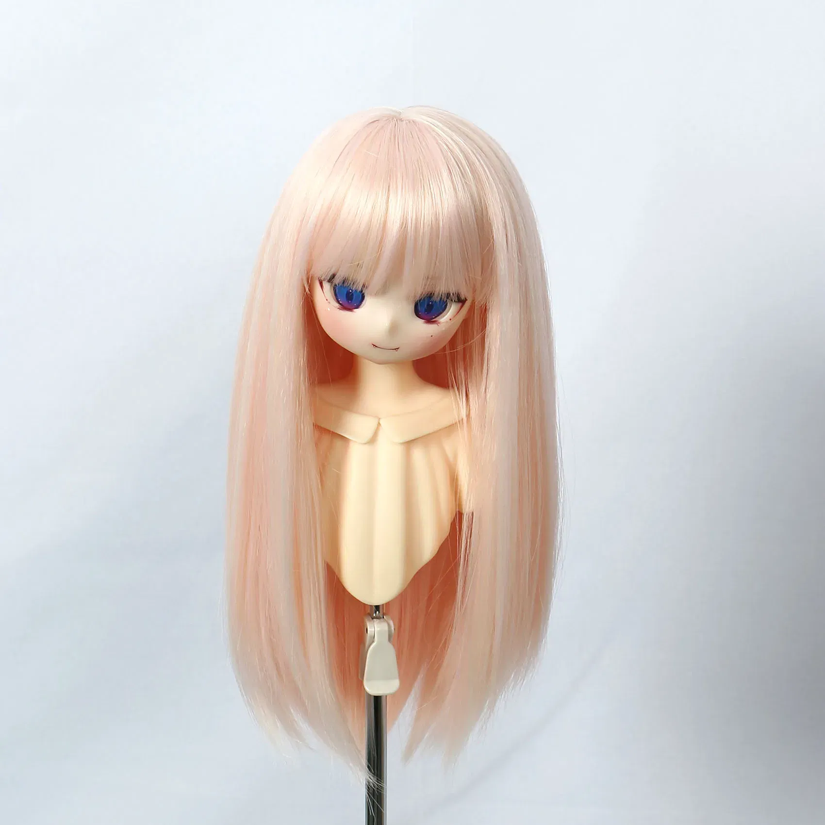 Color: VIOLET - 1/3 BJD Wig Pullip Dal DD Dollfie Doll Wig 8-9 inch Long Collection Wig