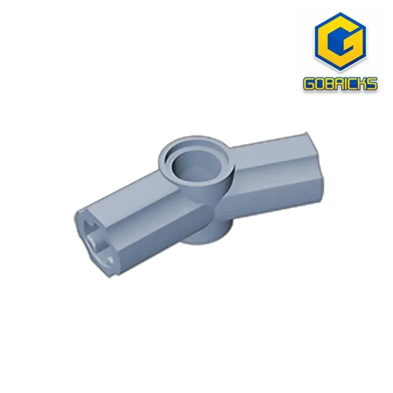 Color: black - Gobricks GDS-918 Technical, Axle and Pin Connector Angled #3 - 157.5 degrees compatible with lego 32016 Building Blocks