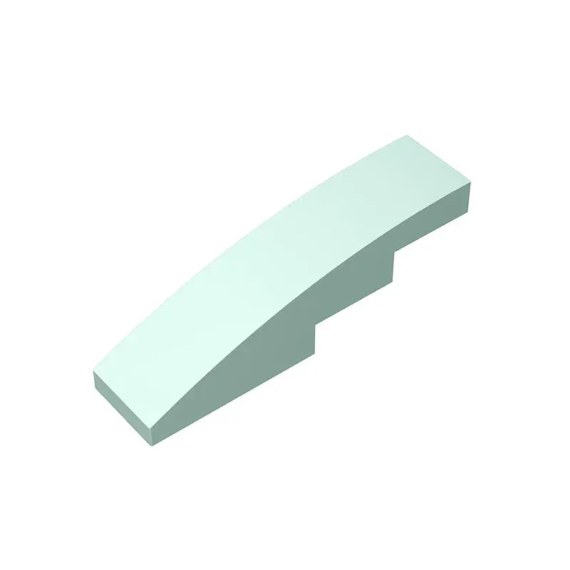 Color: PURPLE - Gobricks GDS-658 Slope, Curved 4 x 1 compatible with lego 11153 61678 pieces of children's DIY Educational Building Blocks