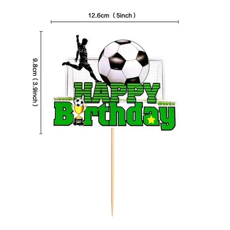 Soccer Cake Topper Soccer Ball Cake Topper Decorations For Theme Party Football Party Supplies Boy Birthday Party Favors