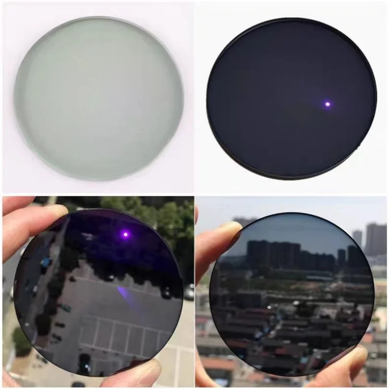 Lenses Color: Blue, Ships From: CHINA, Lens Index: 1.61 - F?·DRACON Anti-blue light+Anti-glare +Photochromic Lens1.56/1.61 Myopia All-weather Safe Driving Optical Prescription Custom Lens