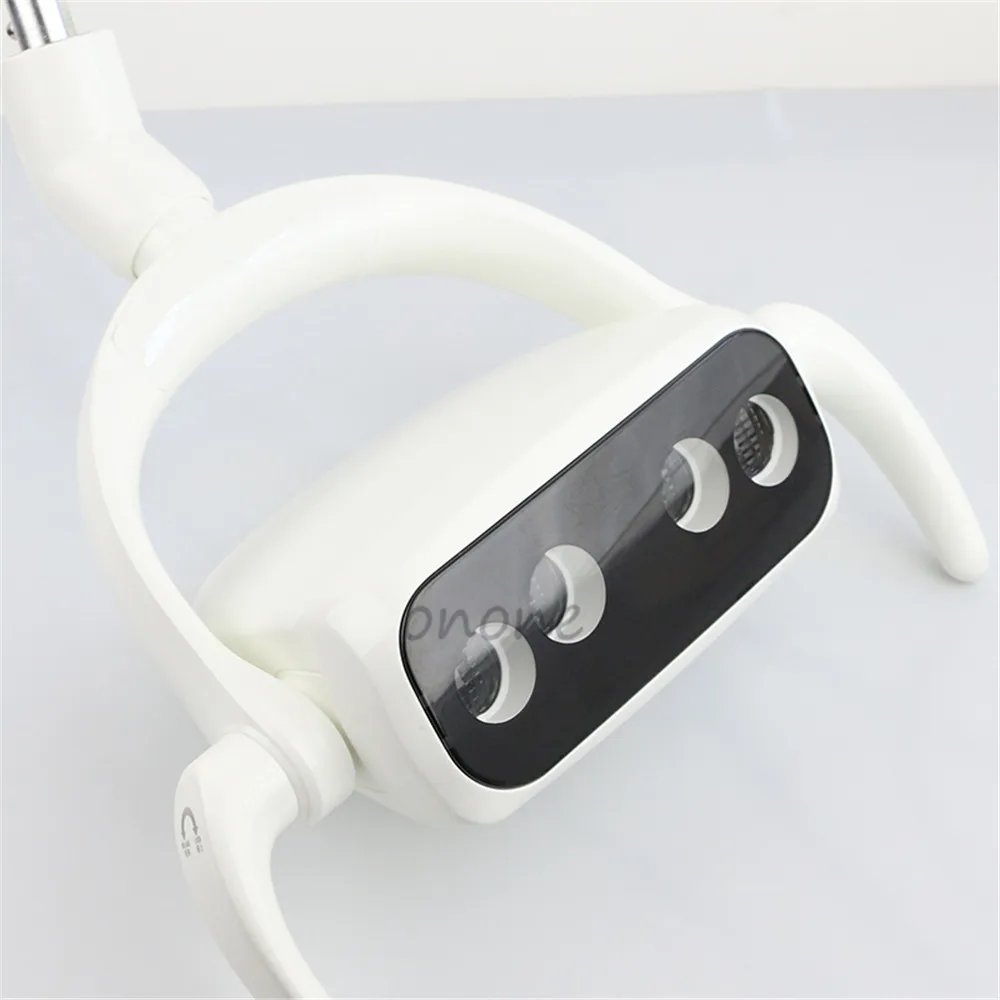 Color: Pink - Bright Shadowless LED Dental Chair Light Lamp Dentistry Operatory Spotlight Infrared Inductive On/Off
