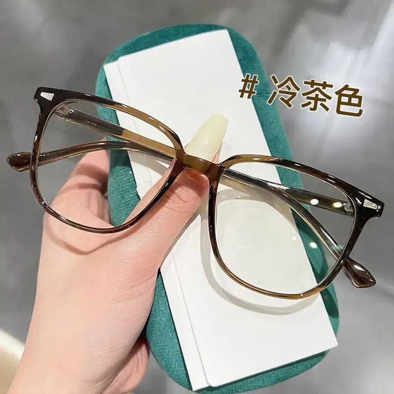 Color: MULTI, Frame Color: Brown, Ships From: CN - Transparent Computer Glasses Frame Women Men Anti Blue Light Square Eyewear Blocking Glasses Optical Spectacle Eyeglass