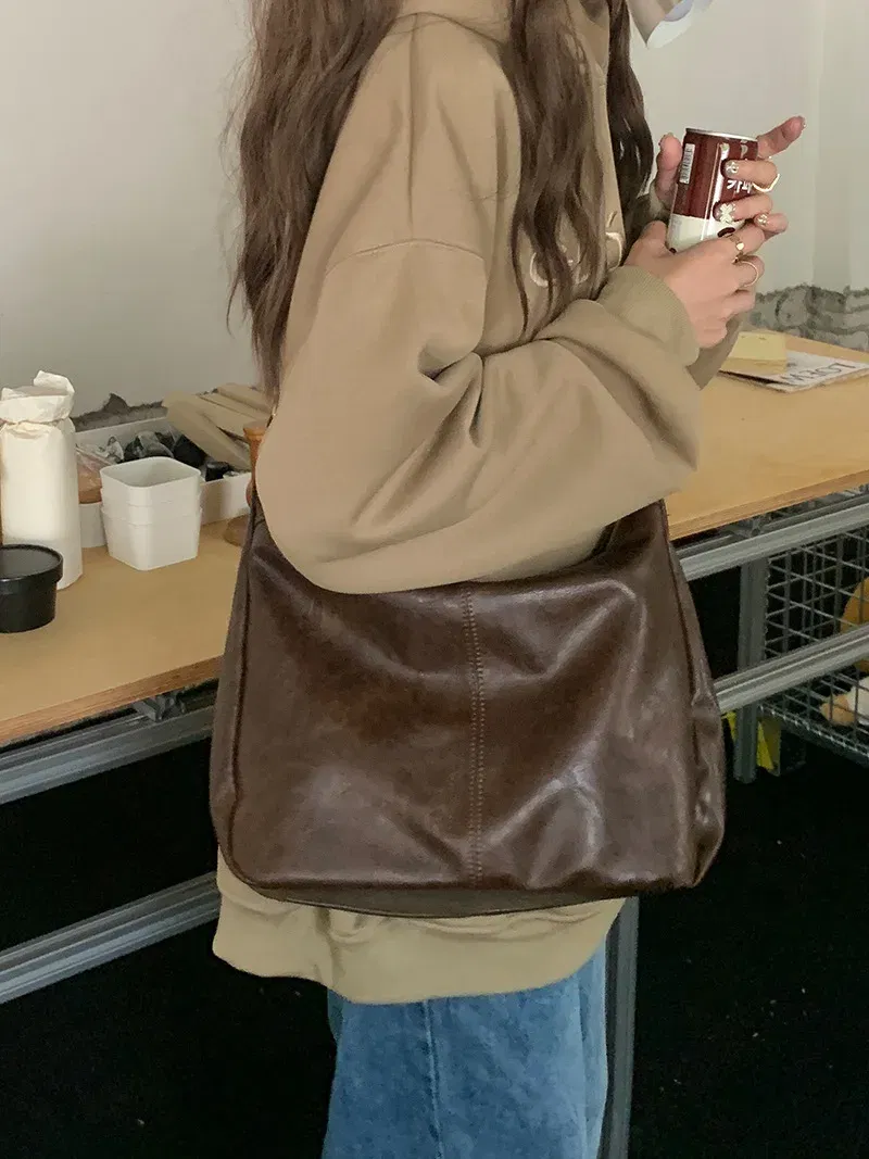 Color: Brown, Ships From: CHINA - tote bag waterproof women handbags crossbody bag bags women handbags ladies business handbags for women free shipping casual
