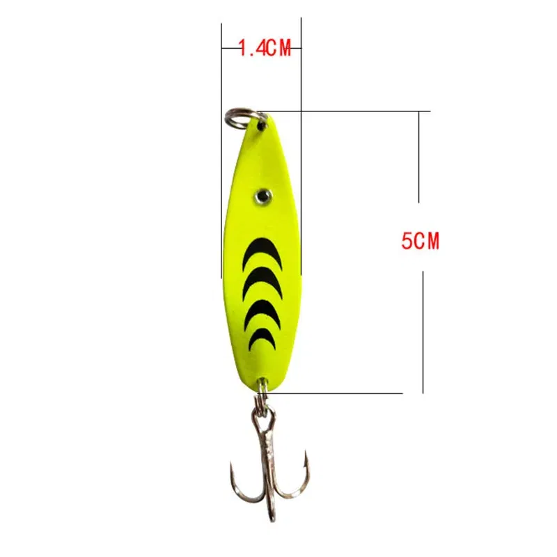 Color: Red - 1PCS Fishing Lures 7g Spoon spinner bait Wobblers Jig Lures pesca isca artificial VIB Sequins Hard Baits for Carp Fishing Tackle