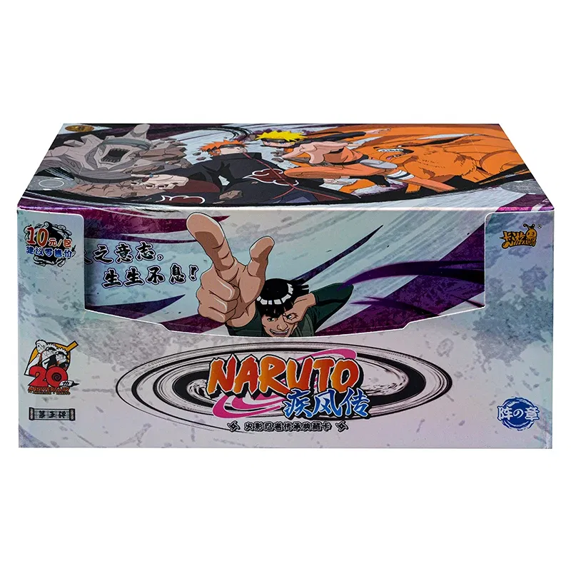 Color: plum - Genuine KAYOU Naruto Cards Soldier Chapter All Chapters Complete Works Series Anime Character Collection Card Child Toy Set