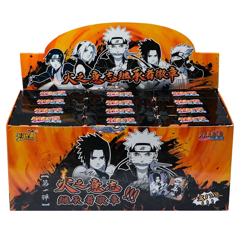 Color: plum - Genuine KAYOU Naruto Cards Soldier Chapter All Chapters Complete Works Series Anime Character Collection Card Child Toy Set