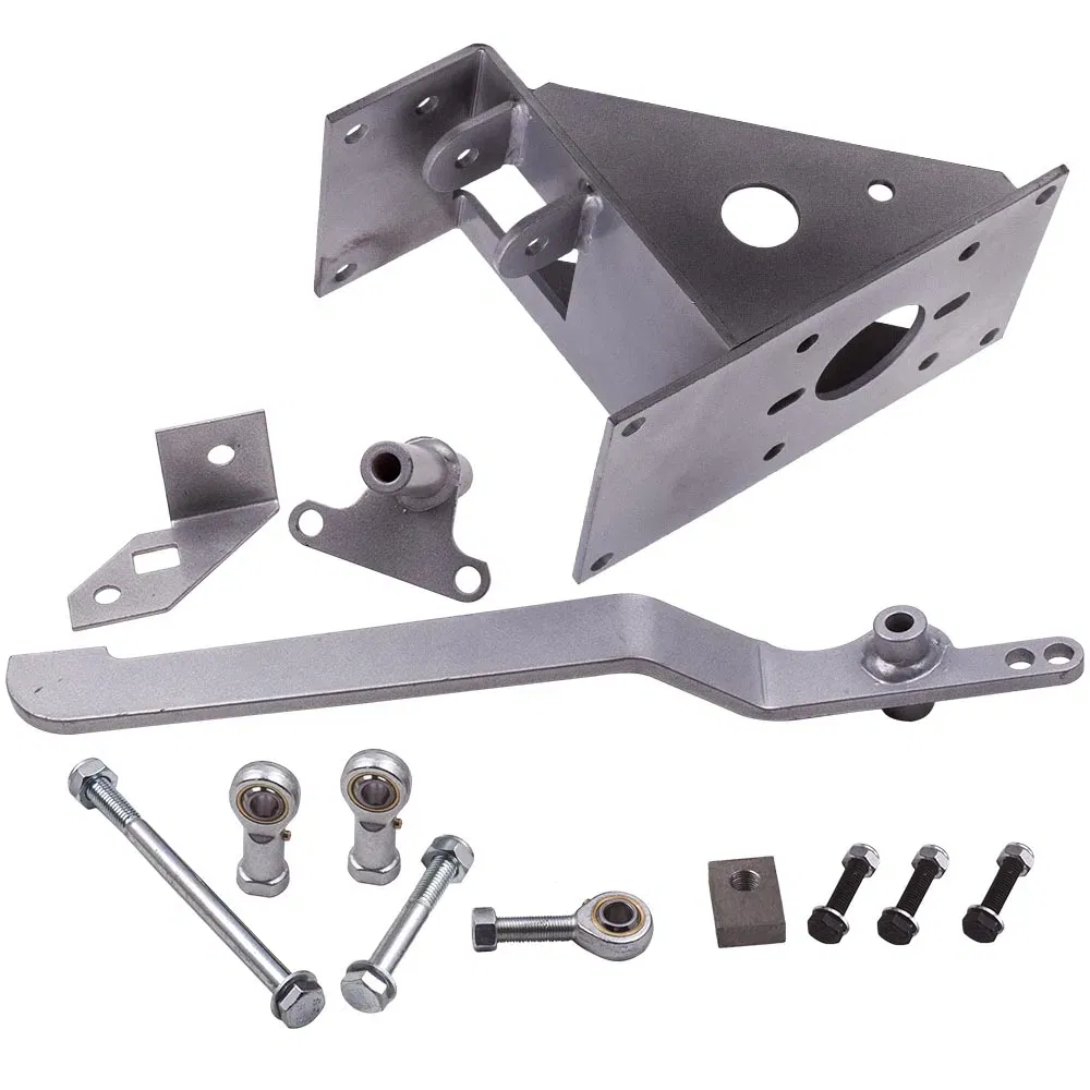 Ships From: CHINA - Brand New Universal 90 Degree Under Dash Manual Brake Pedal KitUniversal Manual Hanging Brake Pedal Box Brackets Assembly