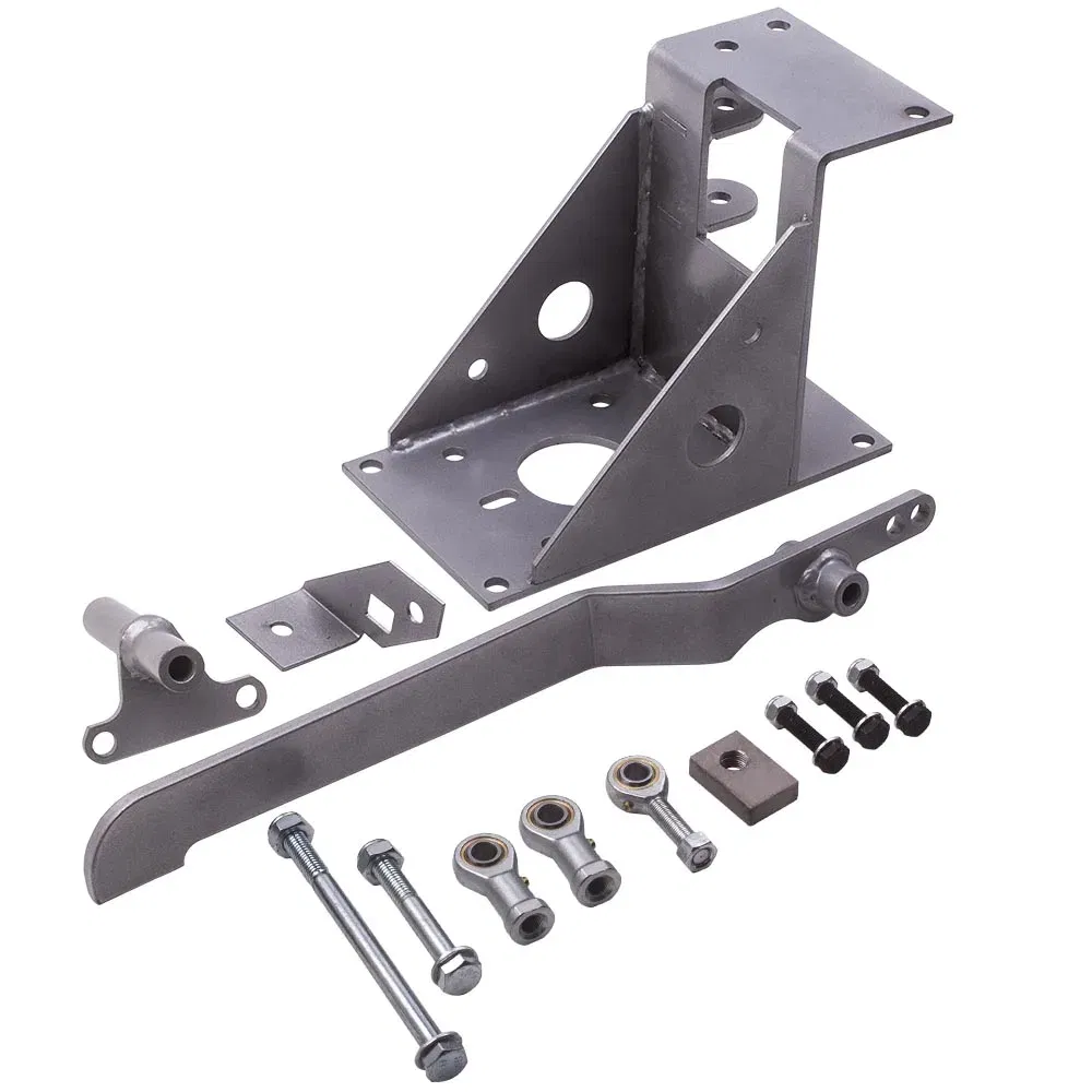 Ships From: CHINA - Brand New Universal 90 Degree Under Dash Manual Brake Pedal KitUniversal Manual Hanging Brake Pedal Box Brackets Assembly