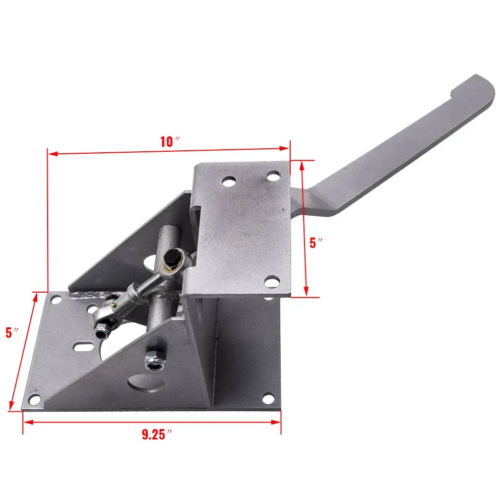 Ships From: CHINA - Brand New Universal 90 Degree Under Dash Manual Brake Pedal KitUniversal Manual Hanging Brake Pedal Box Brackets Assembly