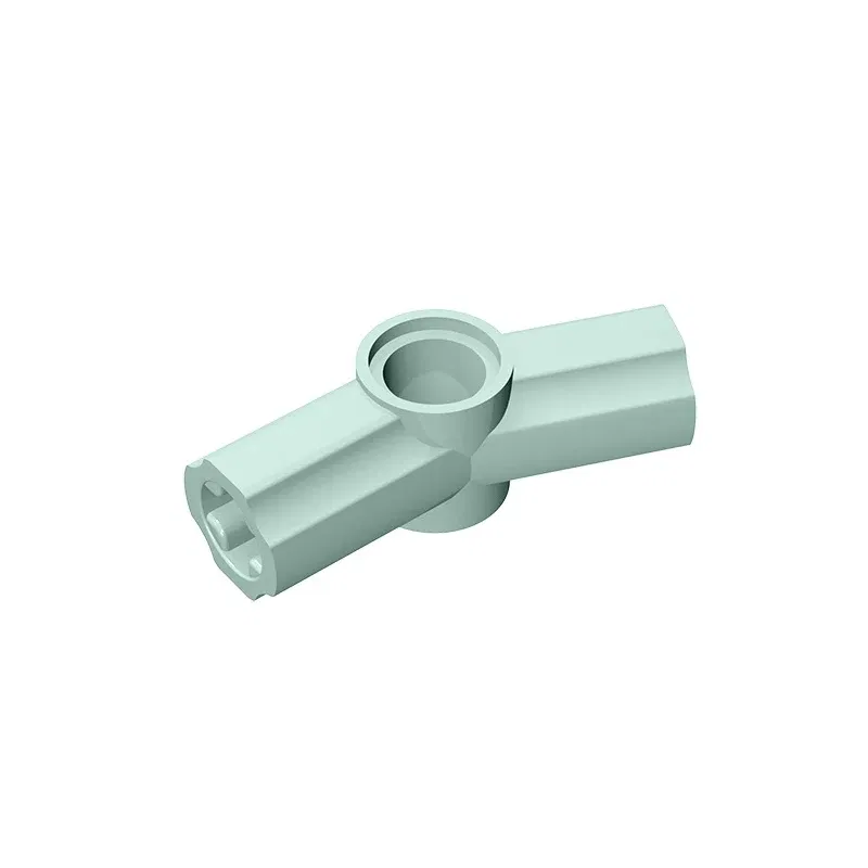 Color: Dark Bluish Gray - Gobricks GDS-918 Technical, Axle and Pin Connector Angled #3 - 157.5 degrees compatible with lego 32016 Building Blocks