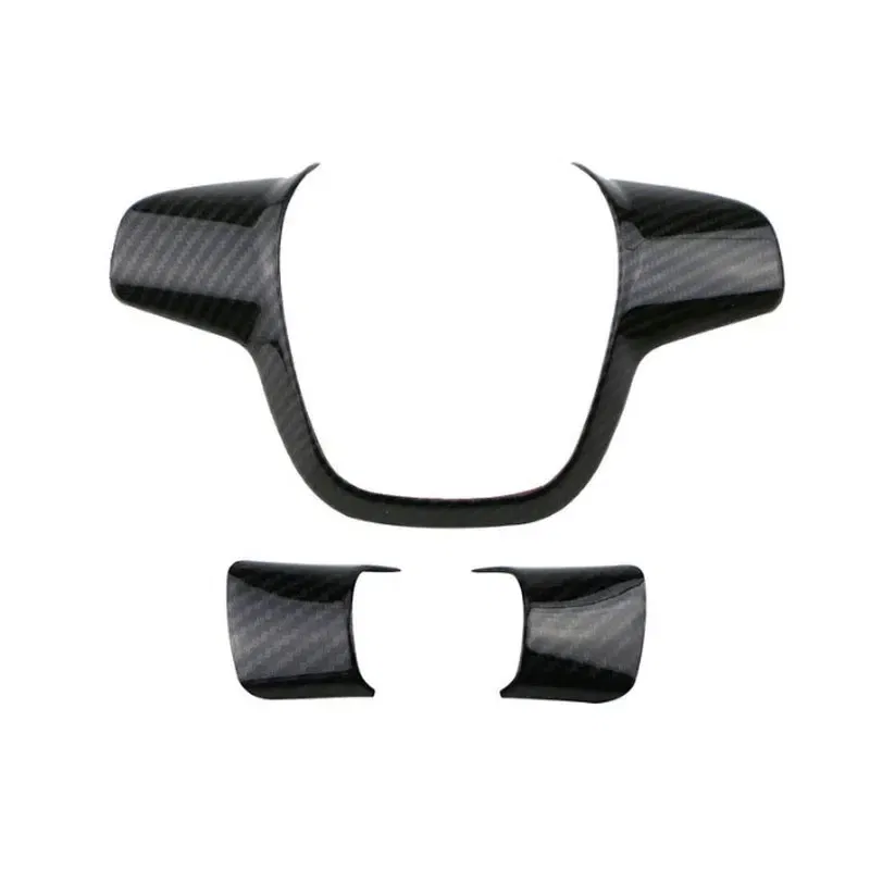 Color Name: Blue - ABS Car Steering Wheel Cover Sequin Trim Sticker for Ford Focus 3 Mk3 Kuga Escape 2012 2013 2014 2015 accessories