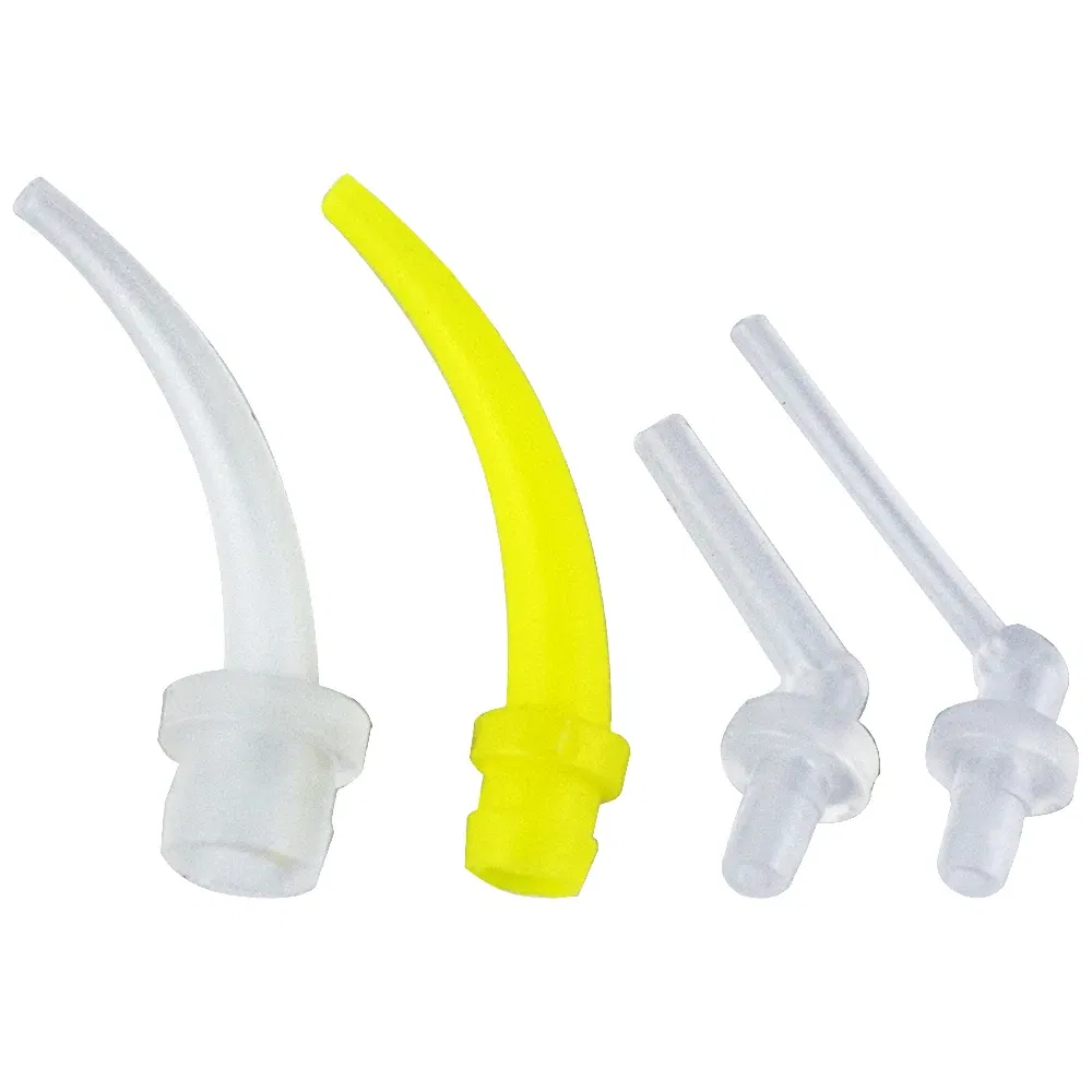 Color: Black, Ships From: CN - 50 pieces/batch of dental mixed head printing materials, laboratory denture color tubes, disposable silicone rubber injection