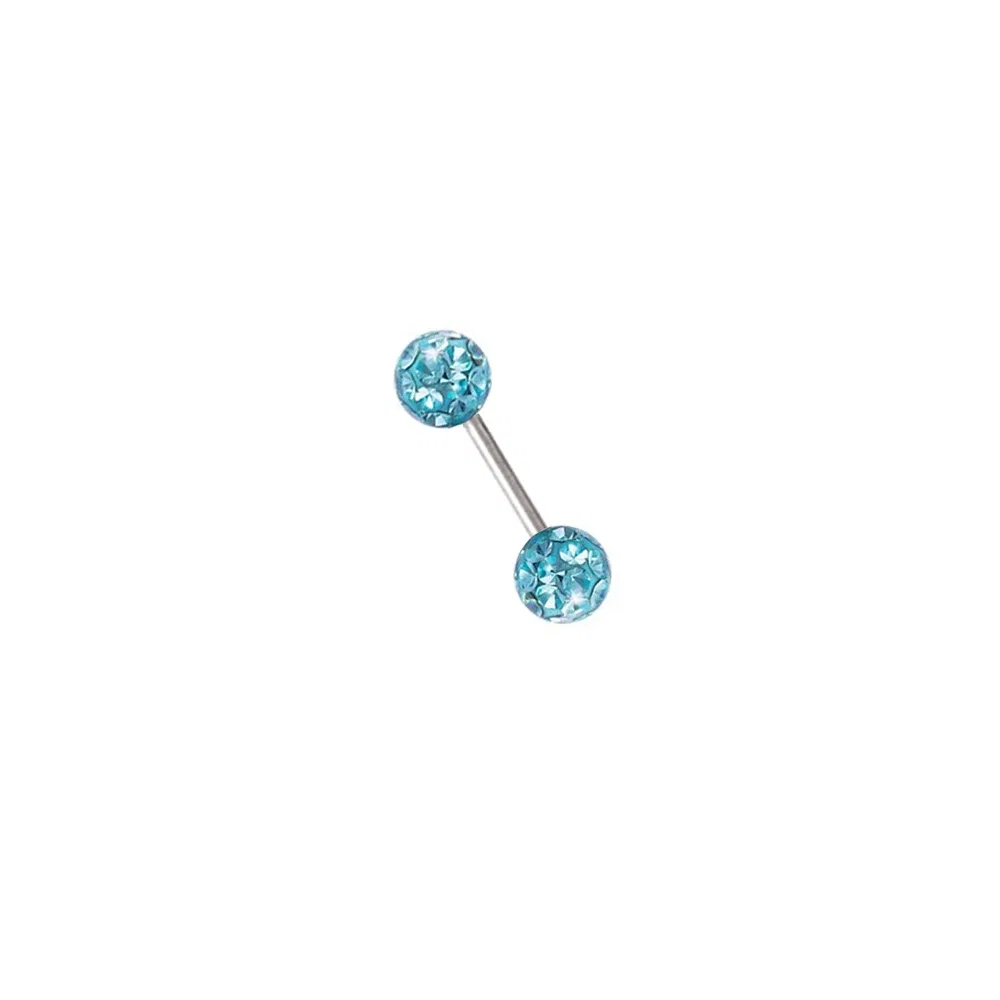 Metal color: Silver, Main Stone Color: Red - 16g 1.2mm Coated Crystal Steel Ear Stud Tragus Helix Cartilage 3/4/5mm CZ Ball 6/8/10/12/14mm Bar Barbell Piercing