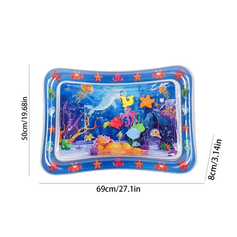 Color: GRAY, Ships From: CHINA - Thickened Water Sensory Mat Interactive And Engaging Experience For Pets And Kids Coolling Sensor Water Playmat Cat Dog Supplies