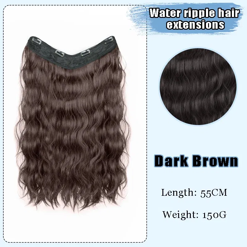 Color: #144 - AOSI Part Synthetic Clip In Hair Extension Long Thick Curly Natural Blonde Flase Hair Hairpieces For Women Heat Resistant