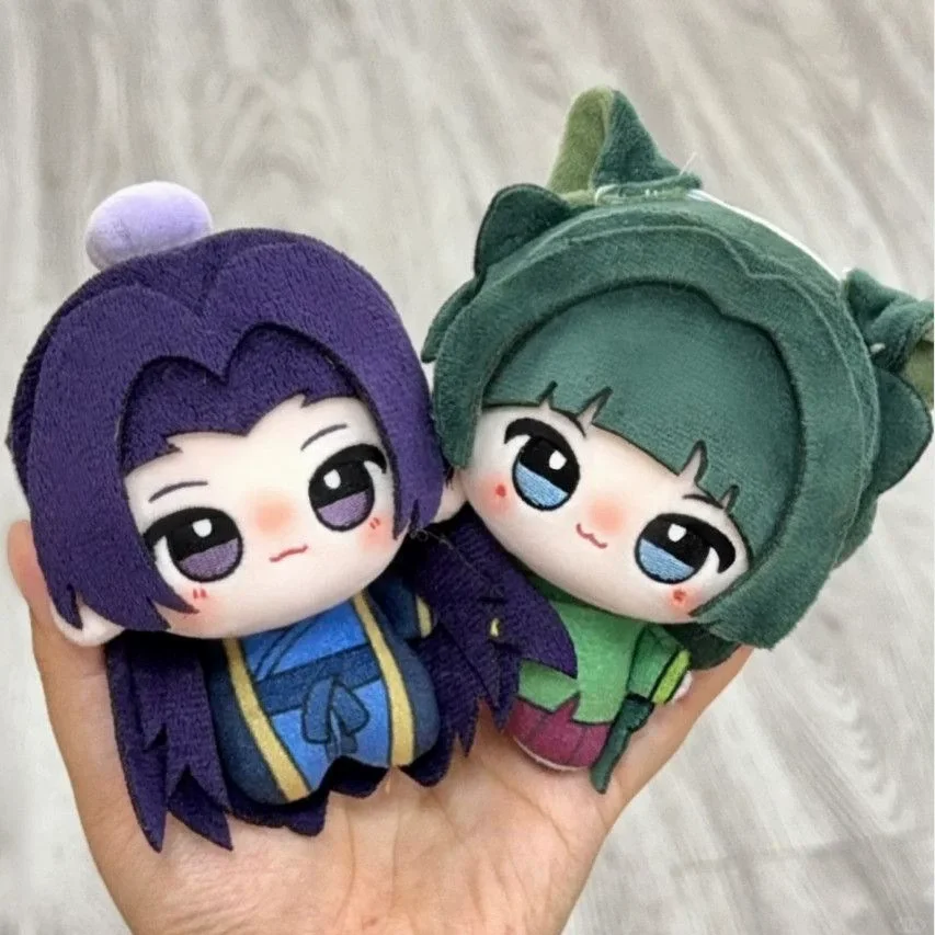 Color: CRIMSON, Height: 0-10cm - Genuine Anime The Apothecary Diaries Kusuriya no Hitorigoto Maomao Jinshi Renshi Plush Doll Stuffed Toy Plush Pendant Kids Gifts