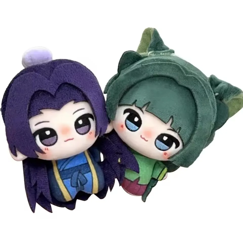 Color: CRIMSON, Height: 0-10cm - Genuine Anime The Apothecary Diaries Kusuriya no Hitorigoto Maomao Jinshi Renshi Plush Doll Stuffed Toy Plush Pendant Kids Gifts